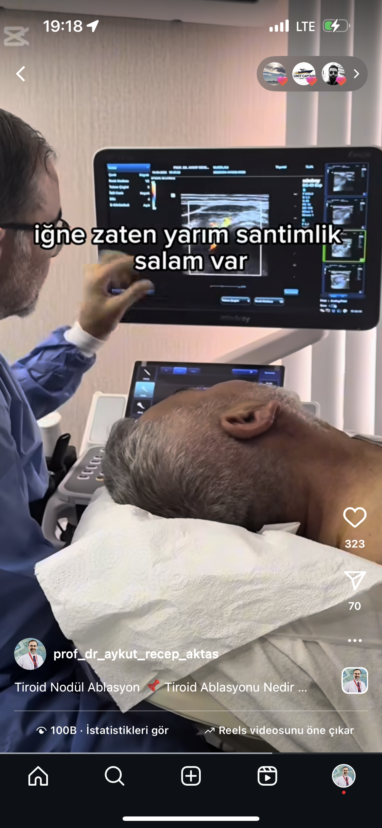 Doktor tedavi planı üzerine konuşuyor
