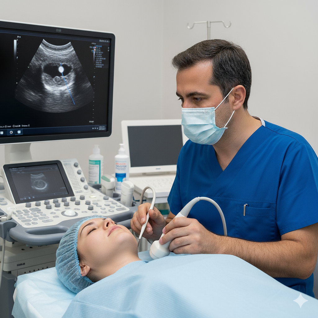 Doktor ve hasta tedavi planı üzerine konuşuyor